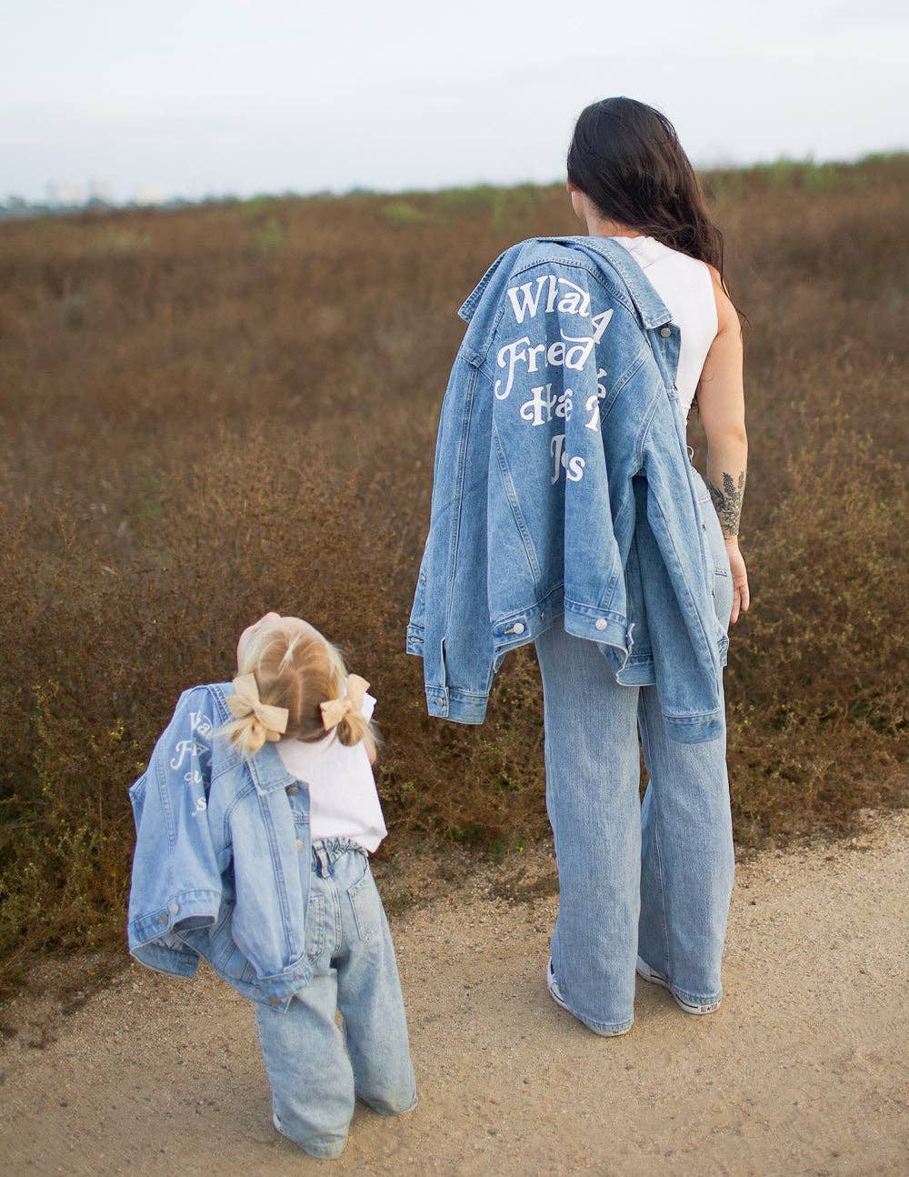 What a Friend in Jesus Kids Denim Jacket: 6/7Y