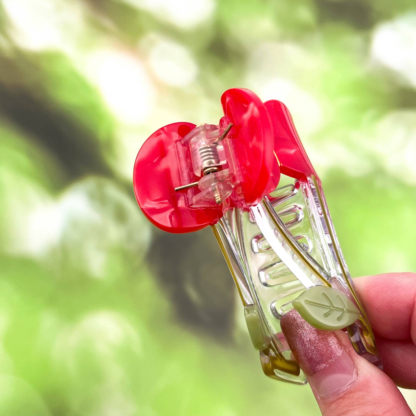 Fruit Cherry Claw Clip, Eco-friendly Hair Clip