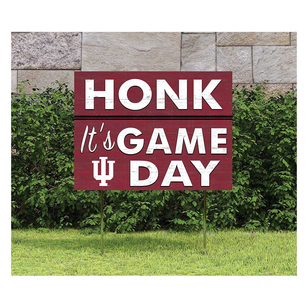 18x24 Lawn SN Honk Indiana Hoosiers