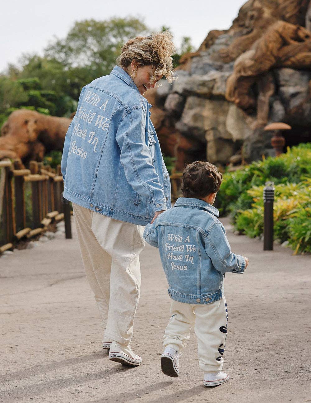 What a Friend in Jesus Kids Denim Jacket: 10Y