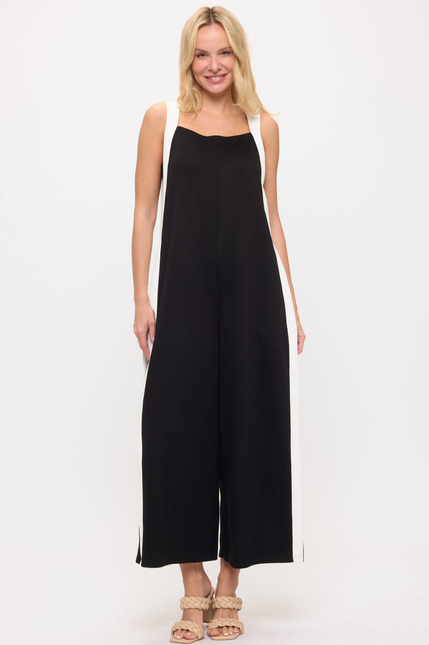 color block jumpsuit