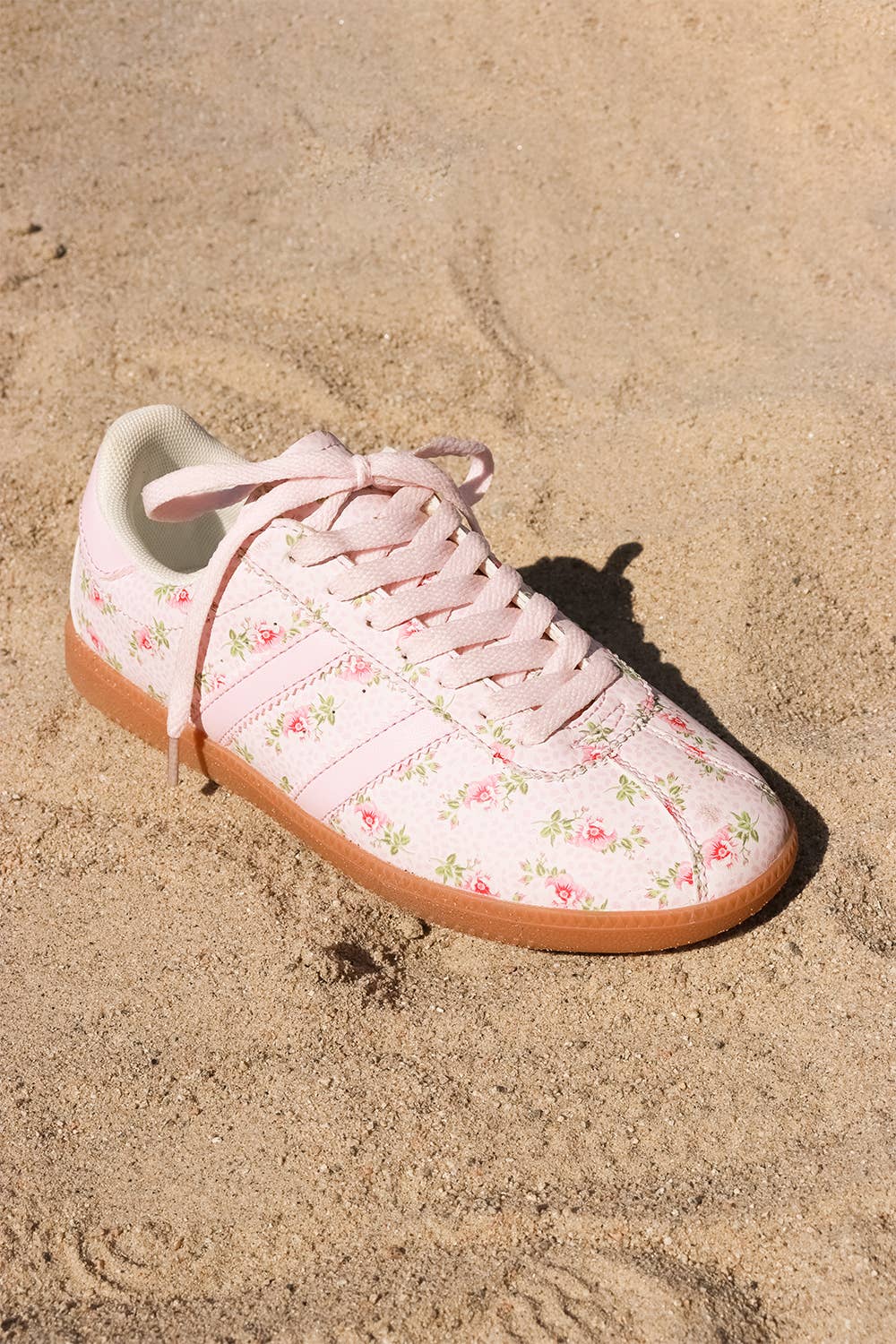 EXPRESSO BEAN - [OPEN SIZING] Floral Sneakers : Blue / 6