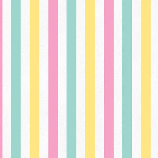 Classic Print Tissue Paper Bulk Packed Sheets: Cabana Stripe / 12 Pack / 20x30"