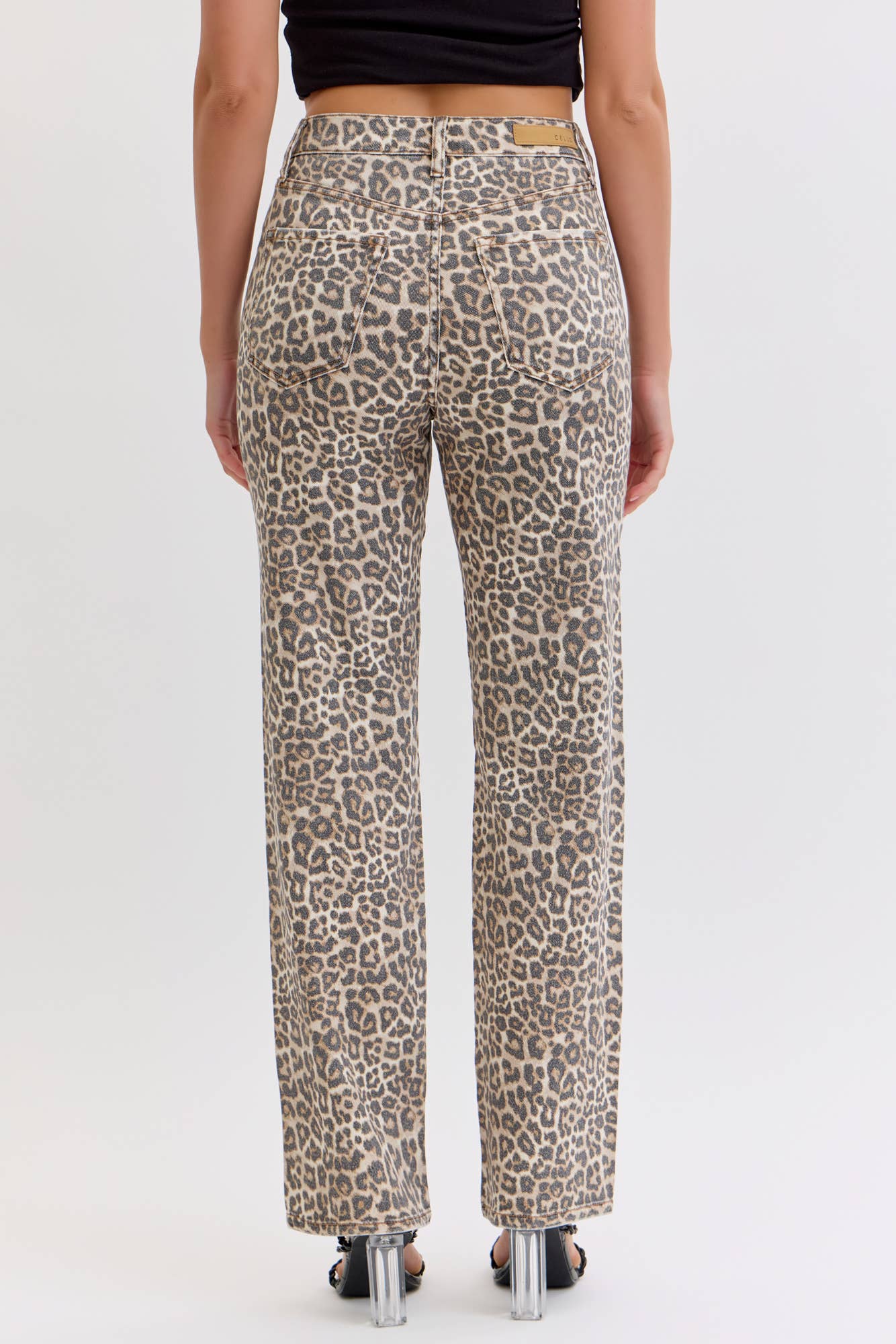 Leopard Super High Rise Dad Jean [AM19758RS-LPDW]: 11