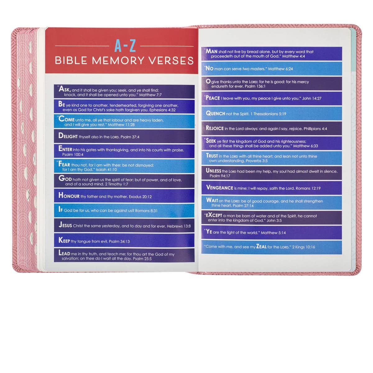 KJV Bible Kid Edition Faux Leather, Light Pink