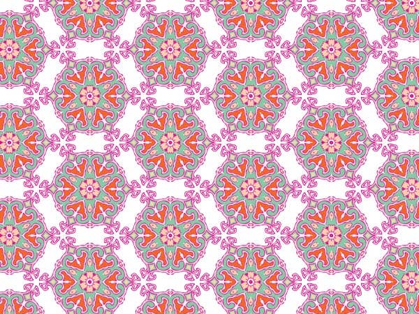 Classic Print Tissue Paper Bulk Packed Sheets: Cabana Squares / 12 Pack / 20x30"