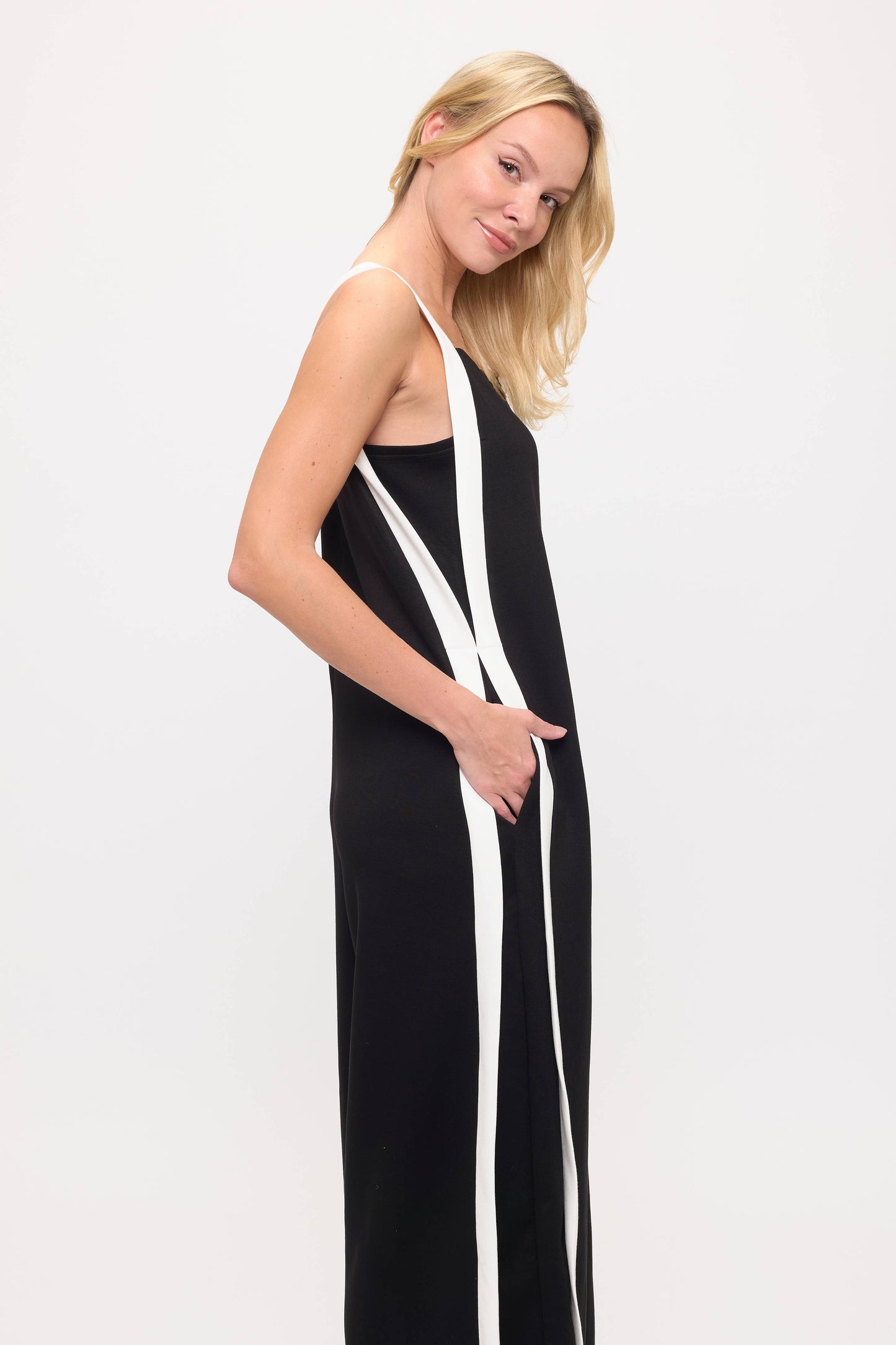 color block jumpsuit