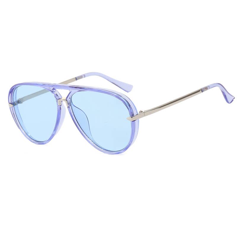 Fashion Oversized Aviator Sunglasses: C4 / M