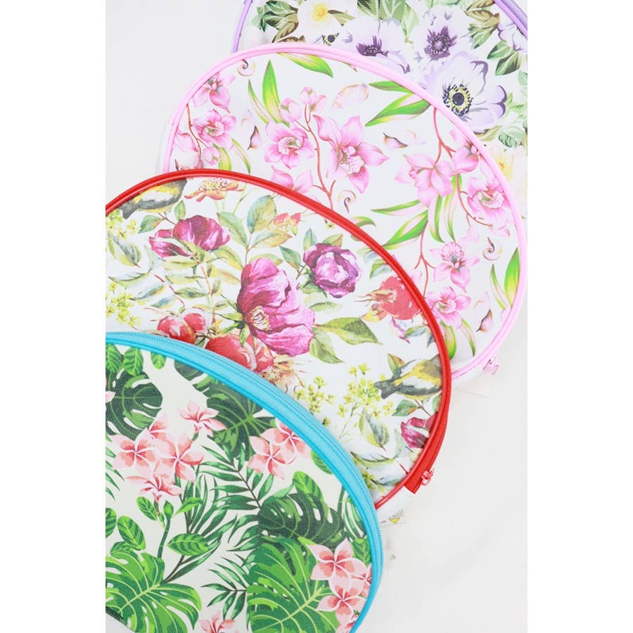 Flower Multi Use Pouch Bag: MIX COLOR / ONE