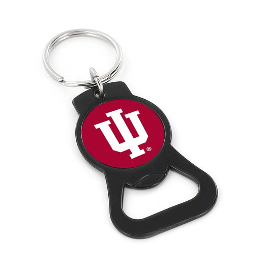 NCAA Indiana Hoosiers Bottle Opener Keychain, Black