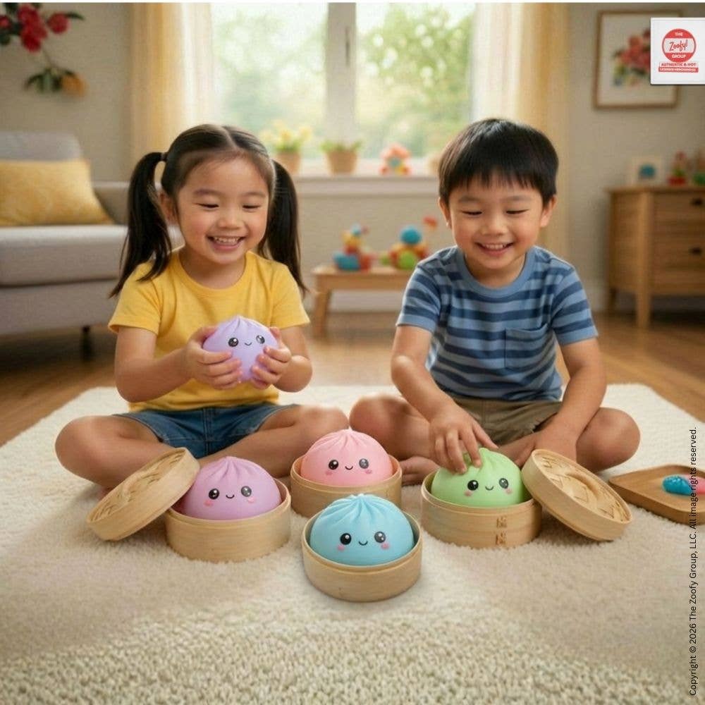 Mystery Pastel Dumpling Mini Squishies - 12pc PDQ (2.5")