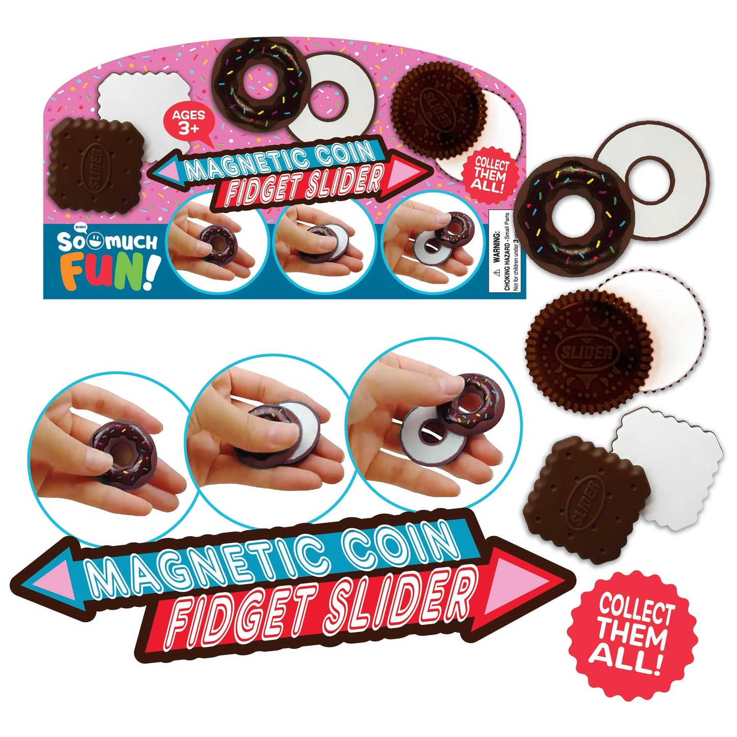 So Much Fun! Magnetic Coin Fidget Slider Assortment - 12/Pk: Wholesale Price