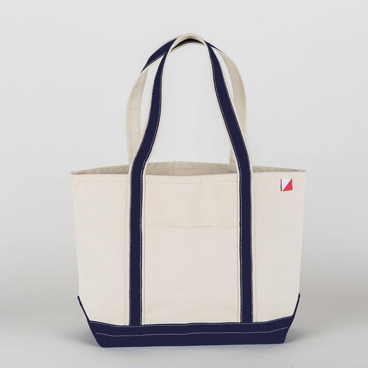 Classic Canvas Tote Bag Medium Private Label: Navy