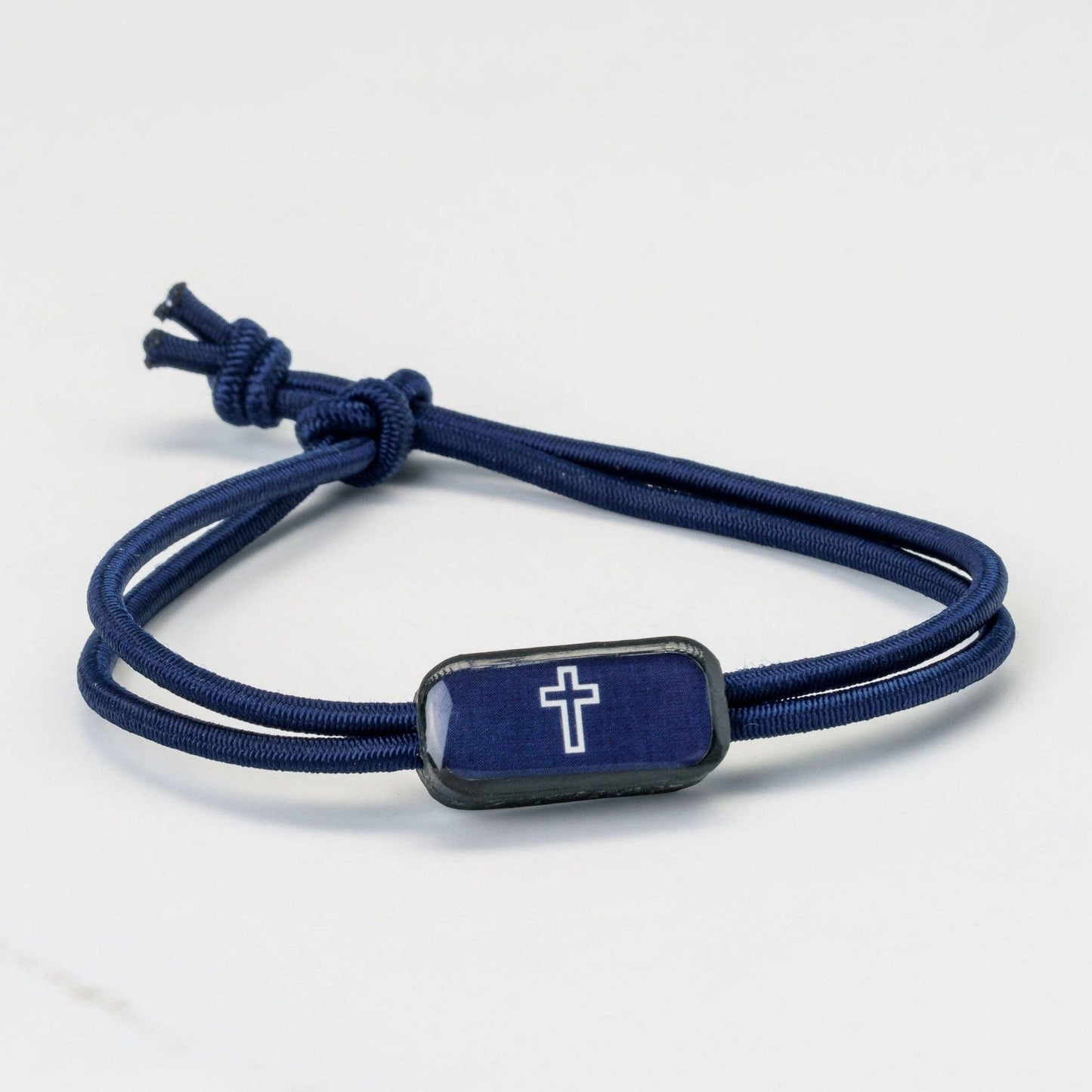 Tap To Pray® Survivor Series Tactical Bracelet: Onyx + Cross