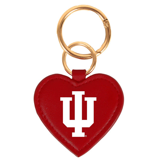 Indiana Hoosiers Heart Purse. Charm/ Key Ring by Desden
