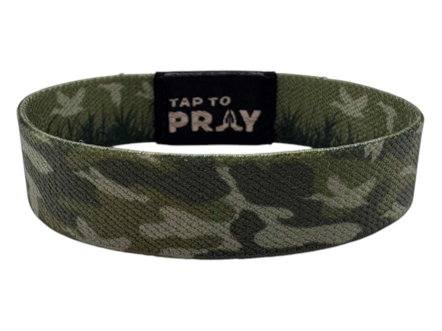Tap To Pray™ Wristbands - Waterfowl Camo: Large