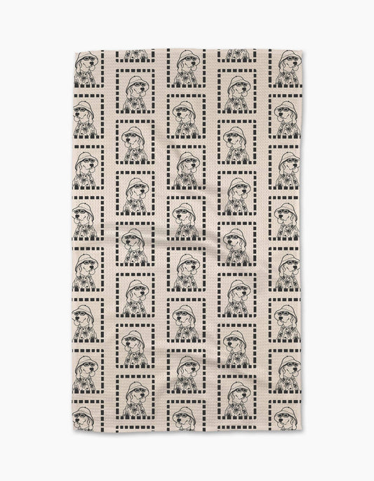 Ready For Summer Doggy Tea Towel