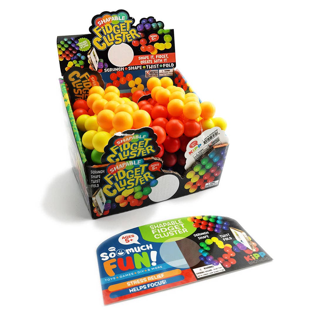 So Much Fun! Fidget Cluster Shape Toy - 12/Display: Wholesale Price