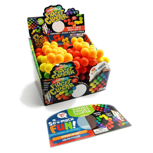 So Much Fun! Fidget Cluster Shape Toy - 12/Display: Wholesale Price