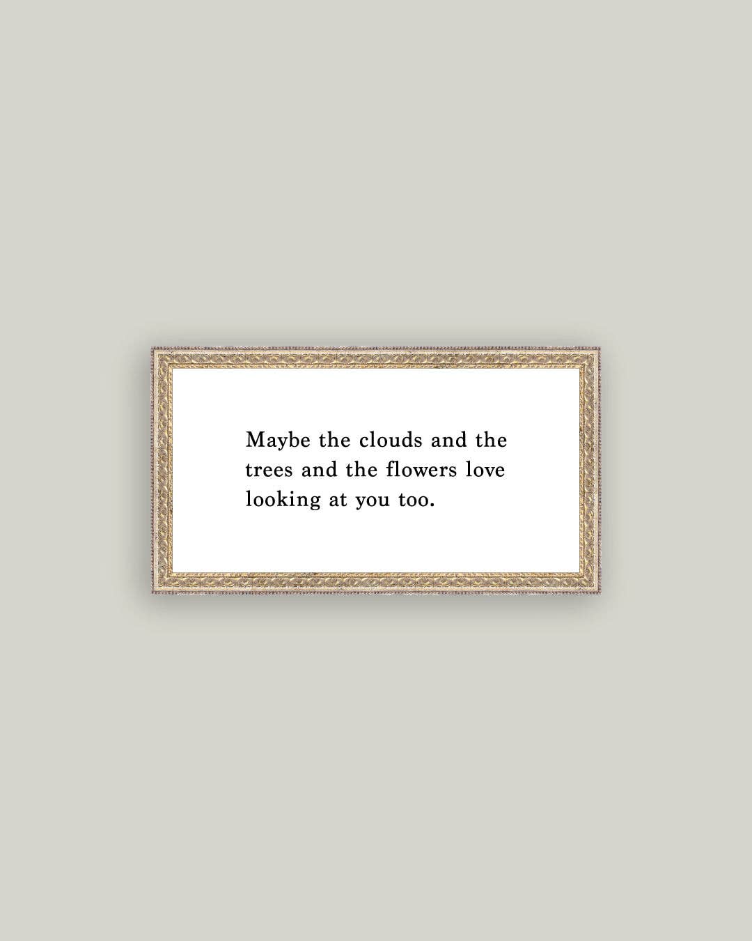 Maybe Framed Antique Print: 7x5