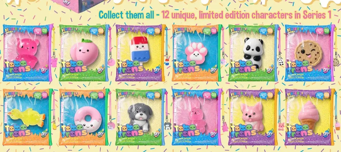 Japanese Squishy Jelly Taba Toy Pouch DIY Fidget Toy 24 Ct