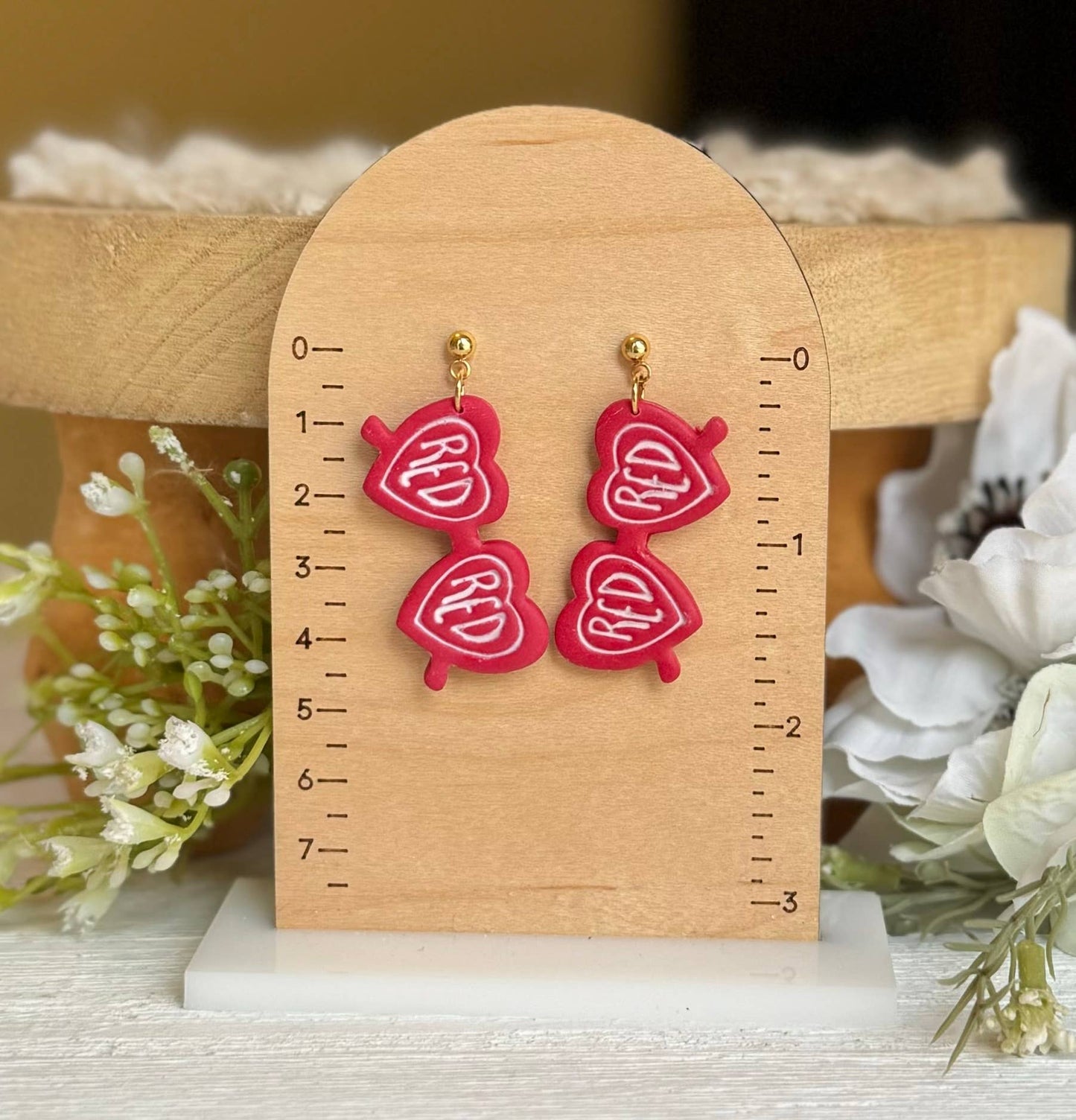 Taylor Swift Inspired Earrings | Swiftie Earrings: REP Hearts