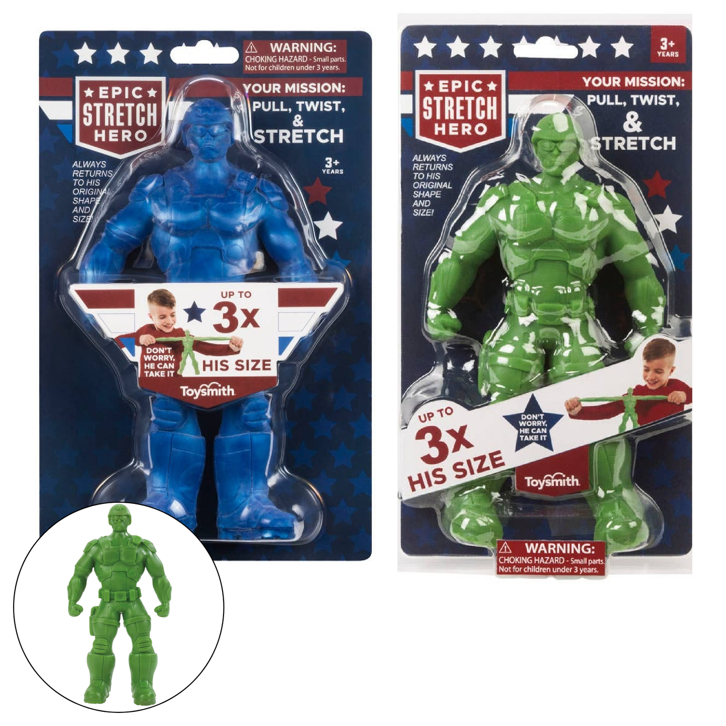Epic Stretch Hero - 8.5" Tall, Stretches To 24"