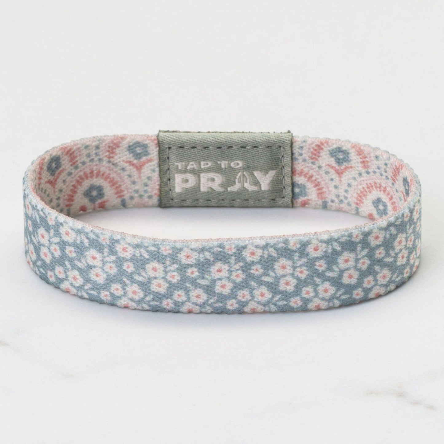Tap To Pray® Wristband – Boho Bouquet: Extra Large
