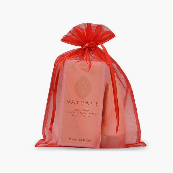 Organza Sheer Bags with Satin Drawsting Ribbon : Neon Pink / 10 Pack / 3x4"