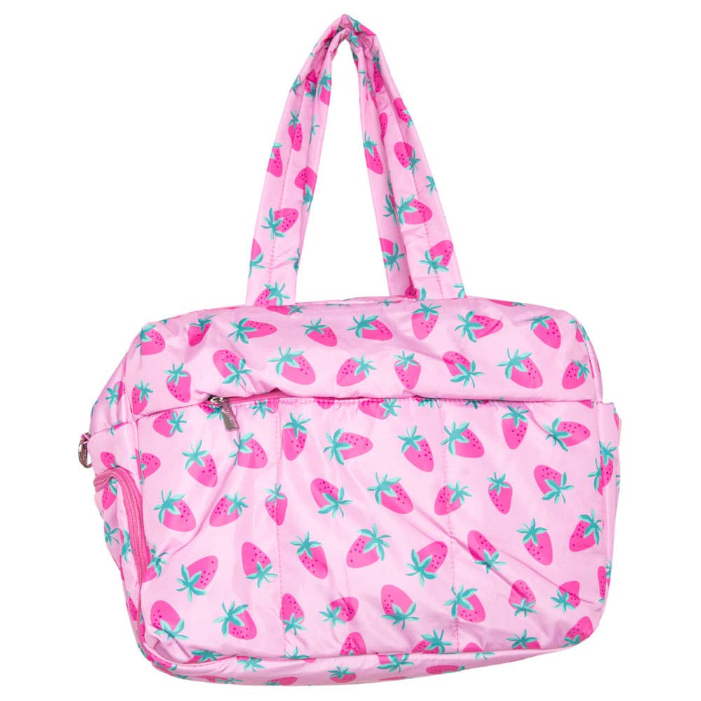 Subtle Strawberry Weekender w/ Pass-Thru Slip: Pink