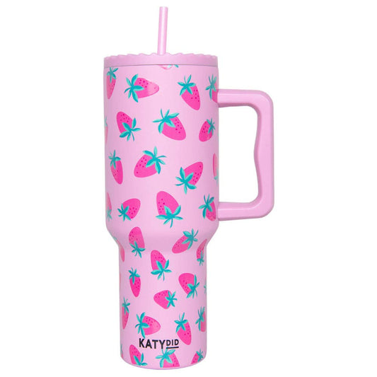 Subtle Strawberry Mother's Day Wholesale 38 Oz Tumbler: Pink