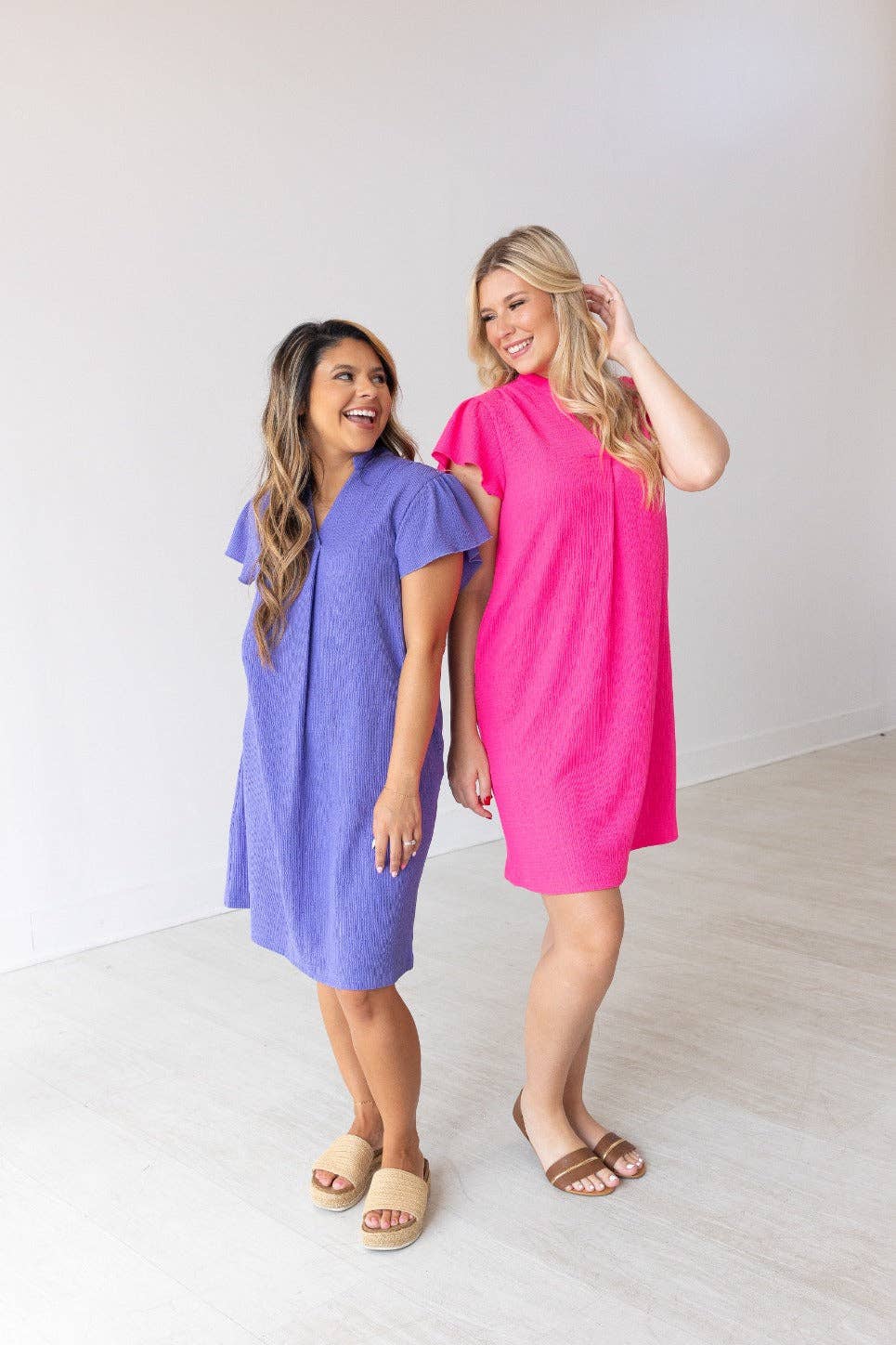 The Nicole Dress, Hot Pink: Pink / 2XL