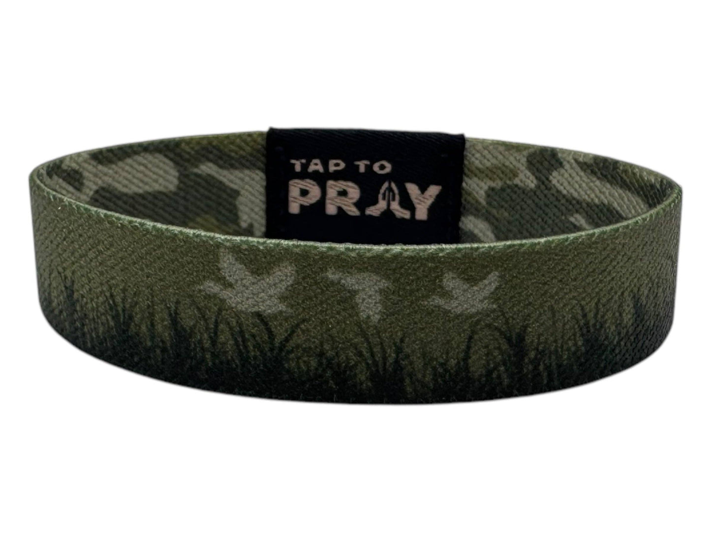 Tap To Pray™ Wristbands - Waterfowl Camo: X-Small