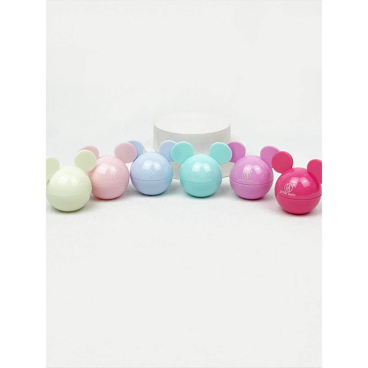 Mouse Lip Balm with Scents: MIX COLOR / ONE(24)