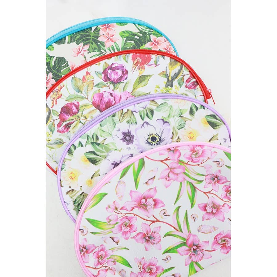 Flower Multi Use Pouch Bag: MIX COLOR / ONE
