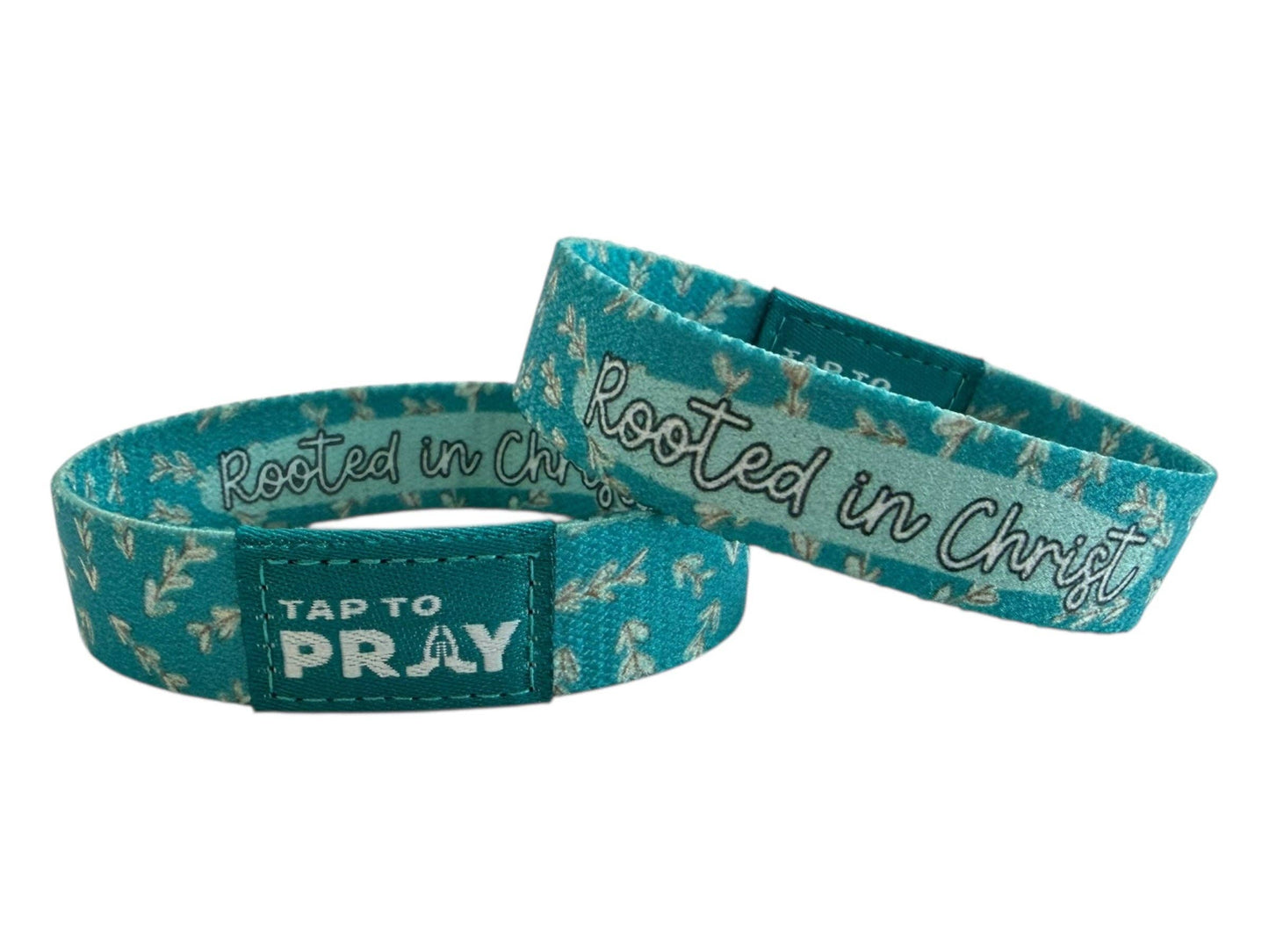 Tap To Pray® Kingfolk Series Wristband – Rooted In Christ: Medium
