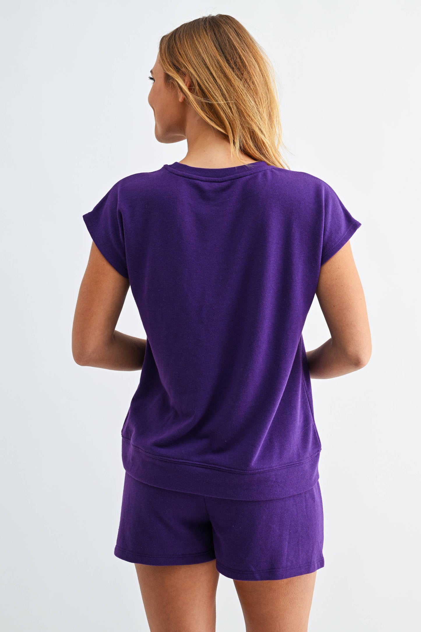 Offset French Terry Core Comfort Set: PLUM PINK / S:M:L (2:2:2)