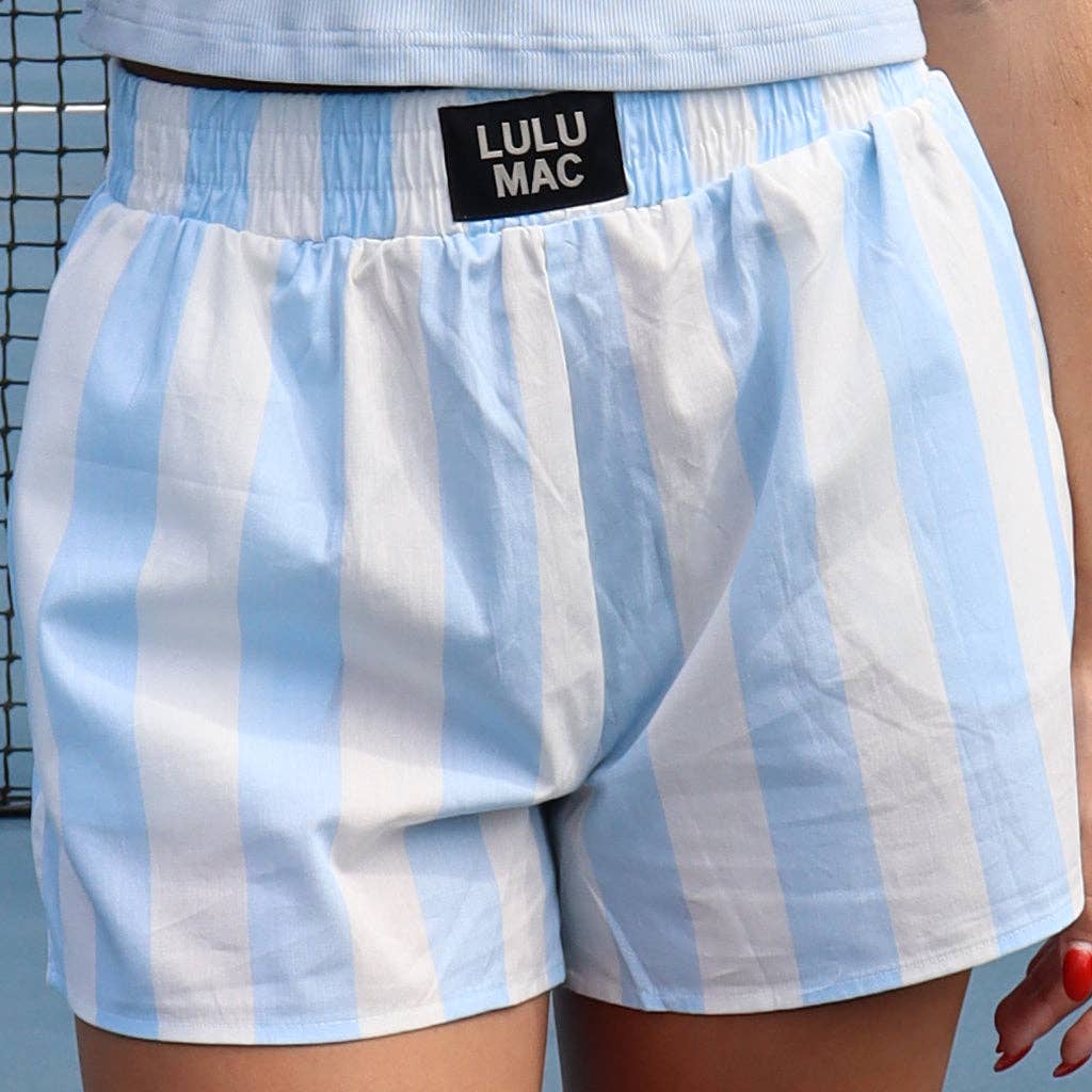 BXDBS-LIGHT BLUE DARBY BOXER SHORT: LIGHT BLUE / XX-Large