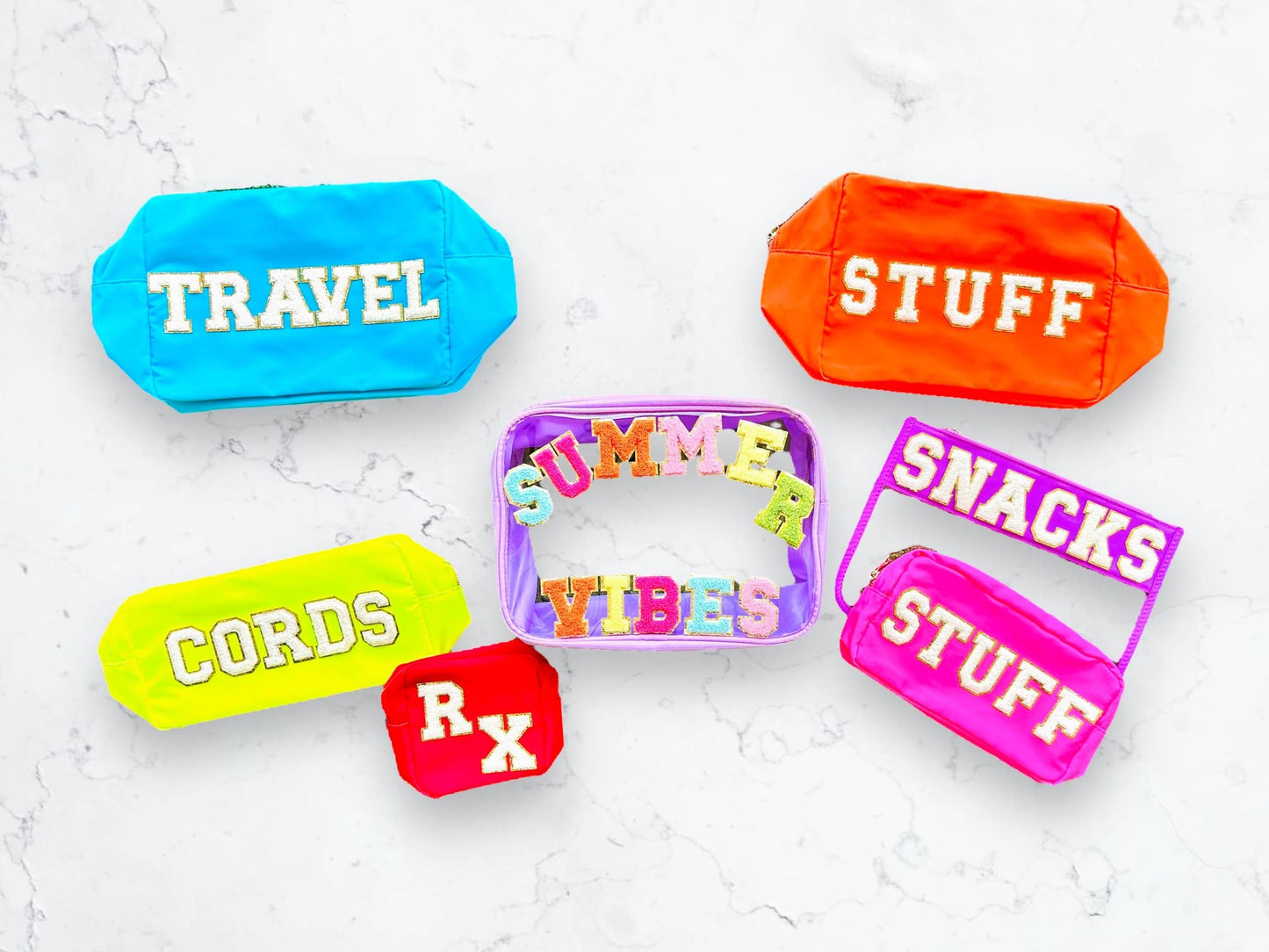 Nylon Pouch Cosmetic Bags