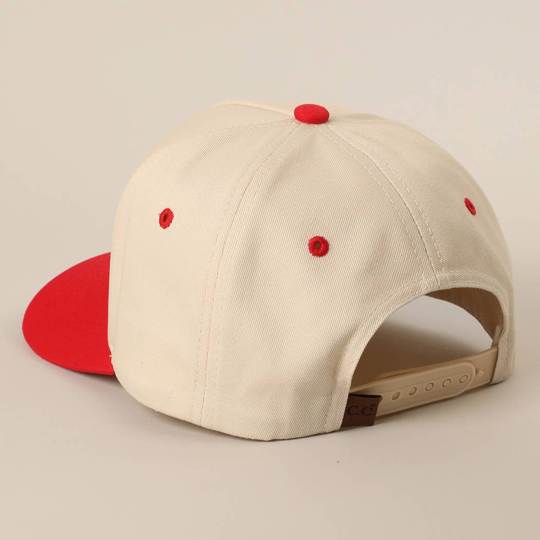 MAKE HEAVEN CROWDED Embroidery Baseball Cap: BLACK / One Size