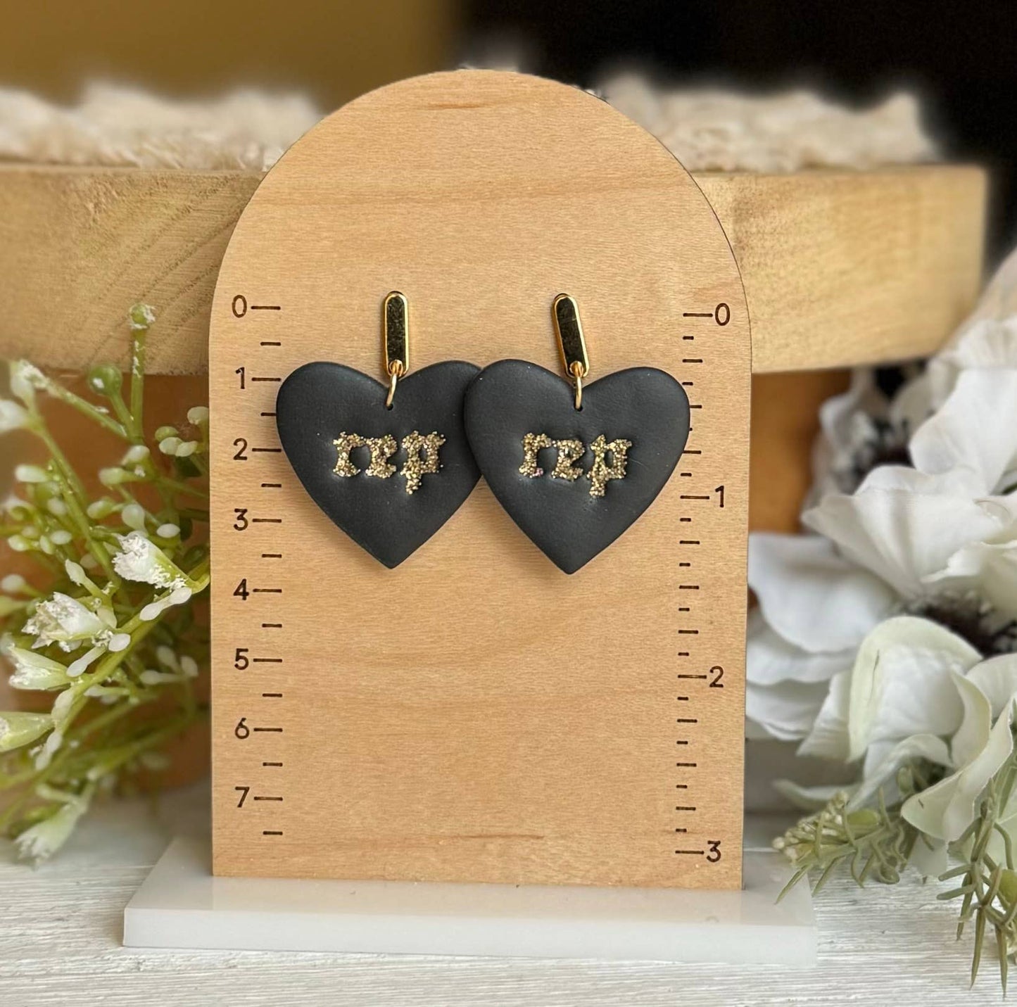 Taylor Swift Inspired Earrings | Swiftie Earrings: REP Hearts