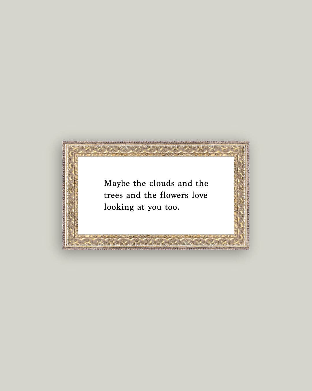 Maybe Framed Antique Print: 7x5