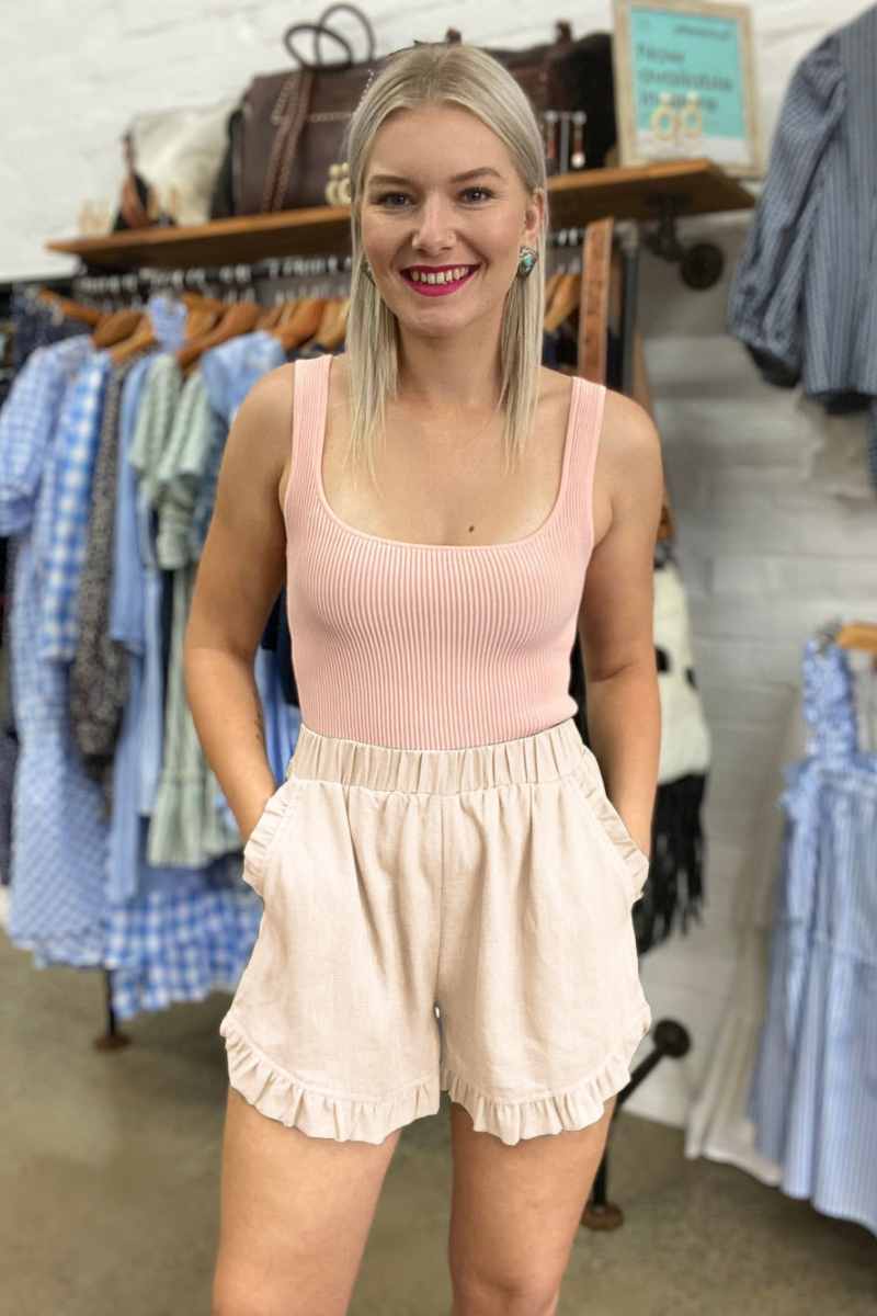 CWBSP0380_SUMMER CASUAL HIGH-WAISTED BAGGY SHORTS: Gray / (XXL) 1