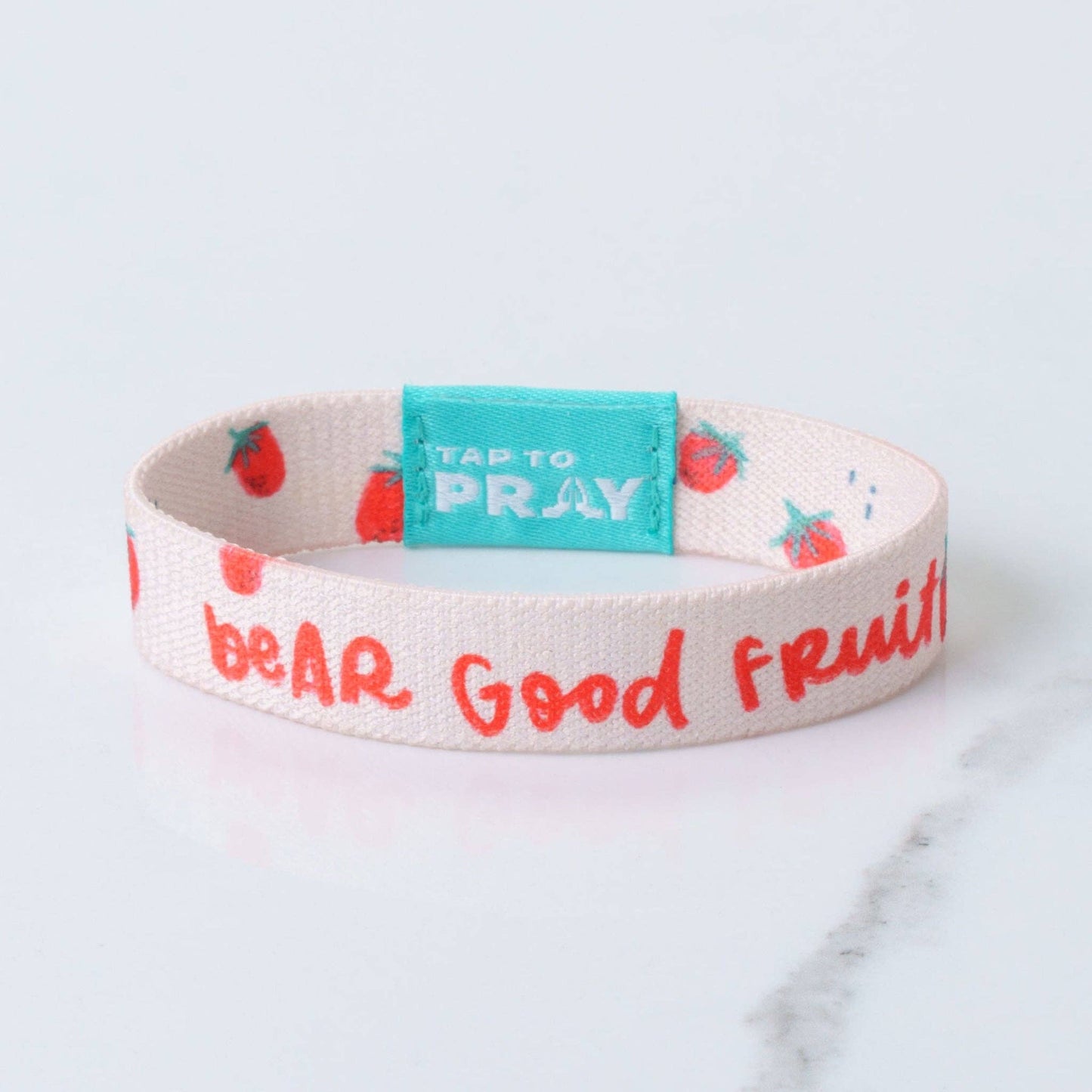 Tap To Pray® Kingfolk Series Wristband – Bear Good Fruit: X-Small