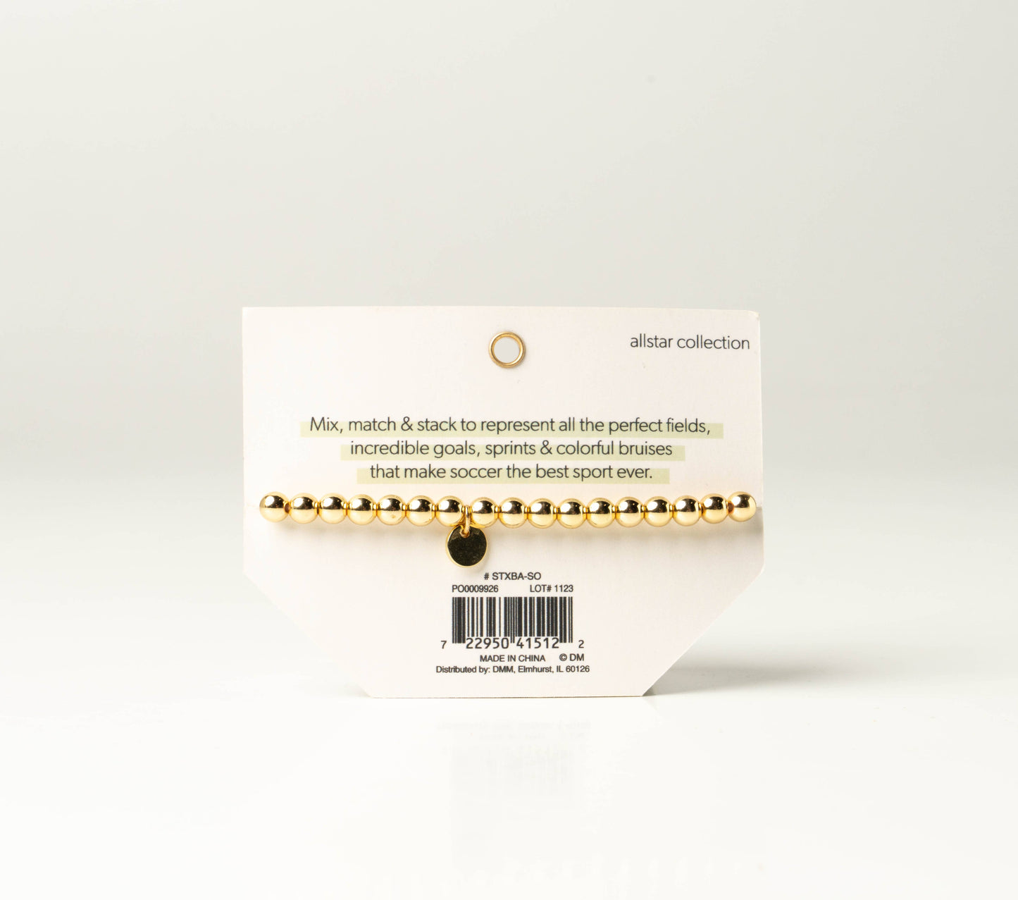Soul Stacks Bracelet Bar Allstar Collection Open Stock: Soccer