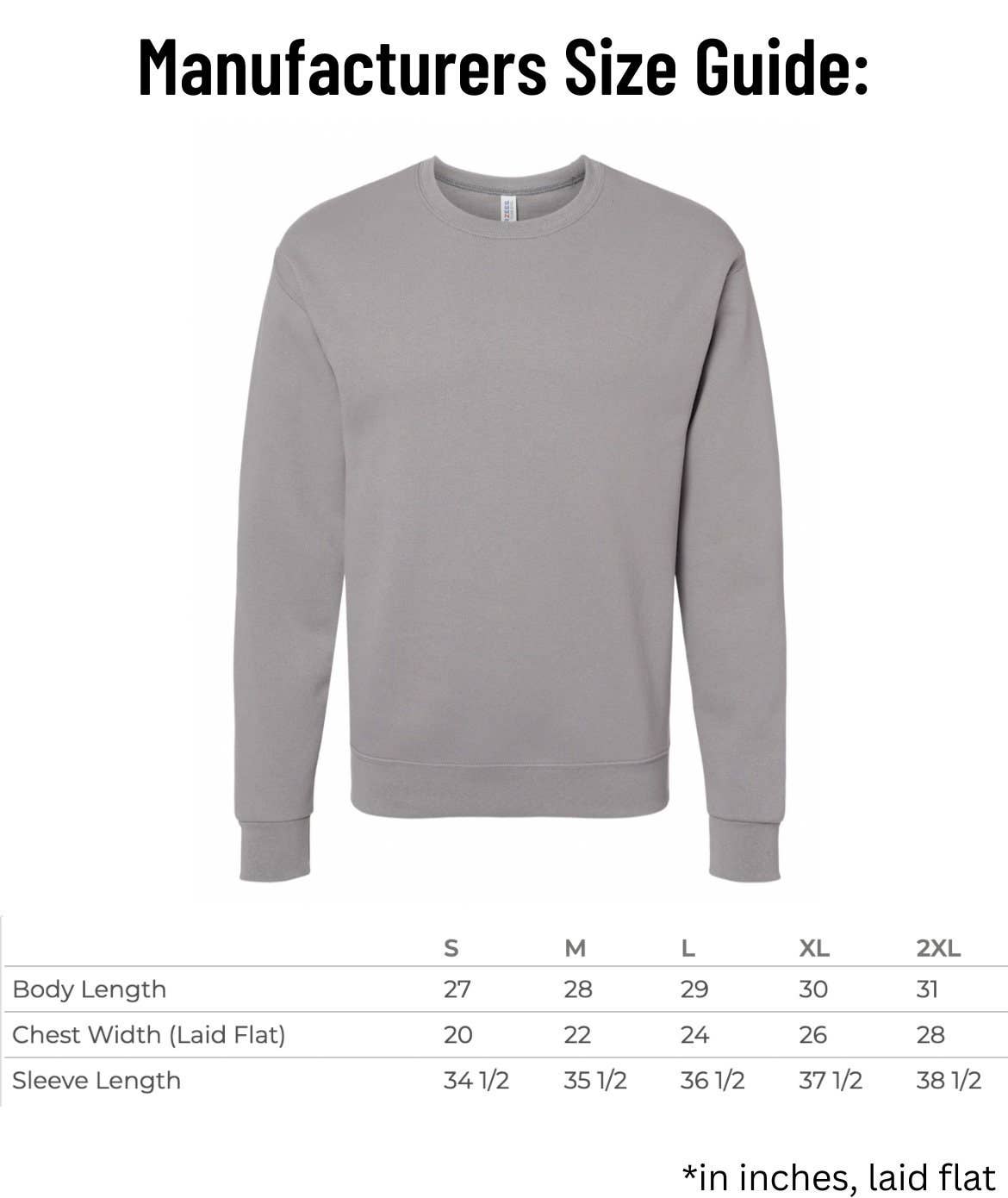Embroidered Made To Worship GREY Sweatshirt ORIGINAL: Medium / Sweatshirt