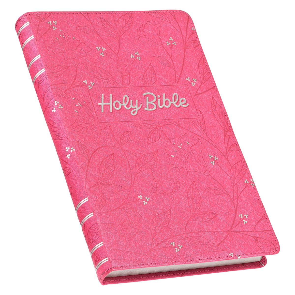 KJV Bible Gift Edition Faux Leather, Pink