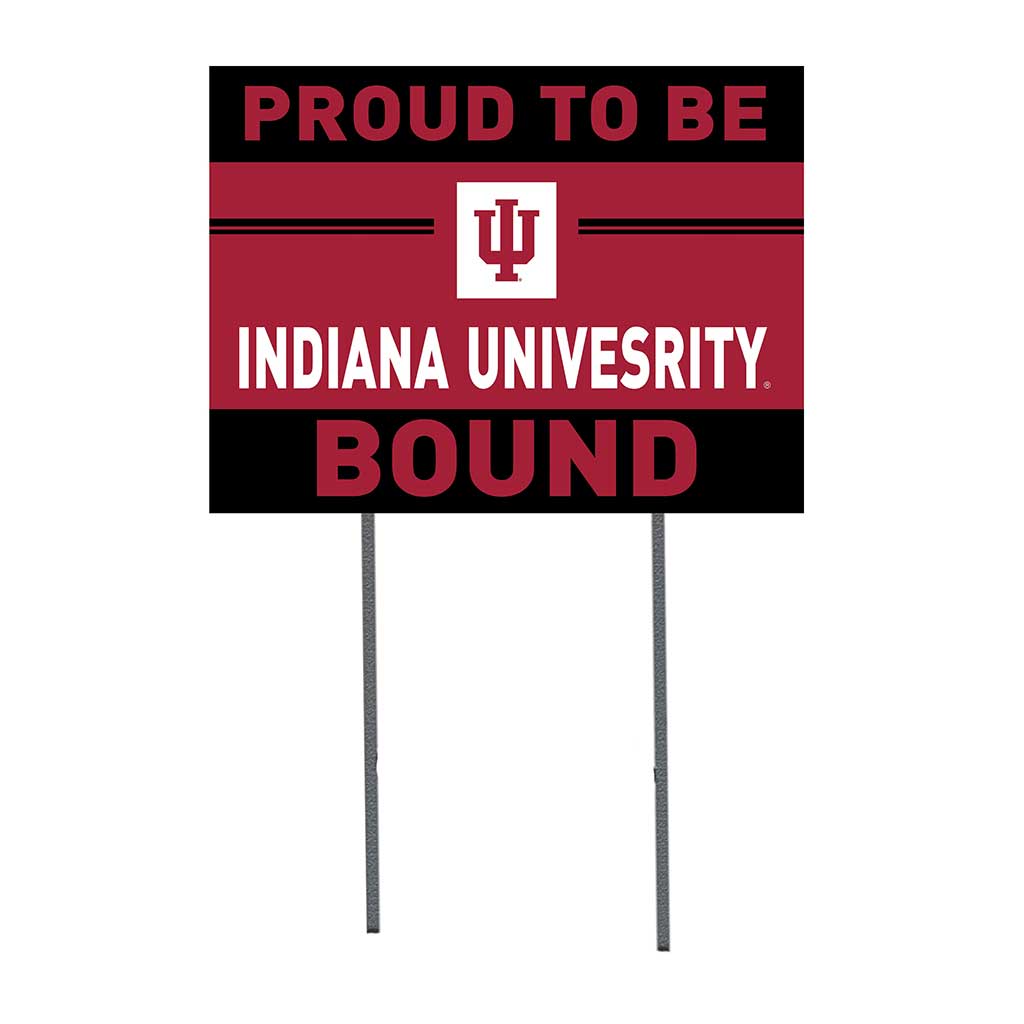 18x24 Proud School Bound Indiana Hoosiers