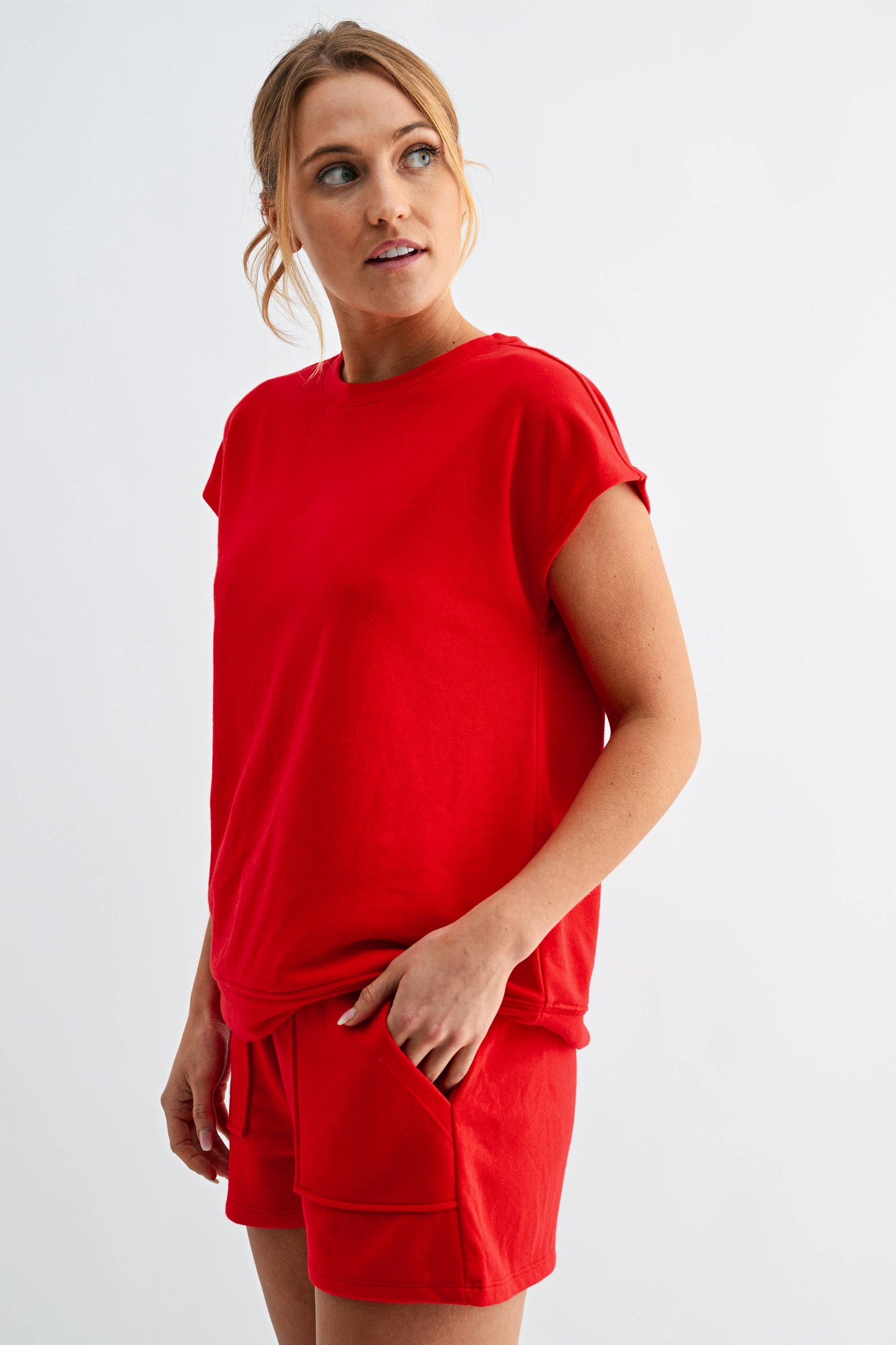 Offset French Terry Core Comfort Set: PLUM PINK / S:M:L (2:2:2)
