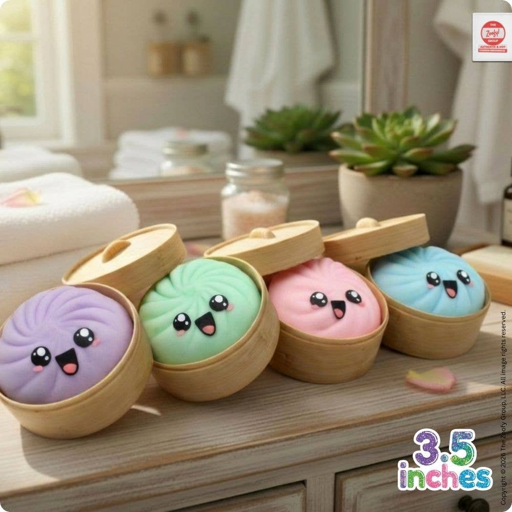 Mystery Pastel Dumplings Mini Squishies - 12pc PDQ (3.5")